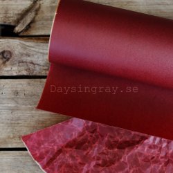Vaxat kraftpapper Mörkröd blompapper