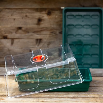 Drivhuslock med ventilation Large High Dome Propagator Lid Only Garland