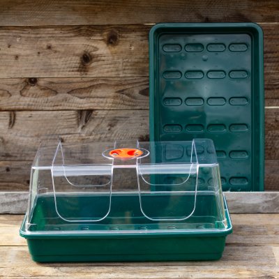 Drivhuslock med ventilation Large High Dome Propagator Lid Only Garland