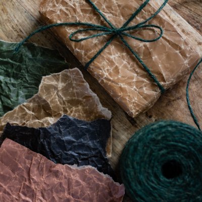 Zoom bild av Vaxat kraftpapper Blompapper Natur