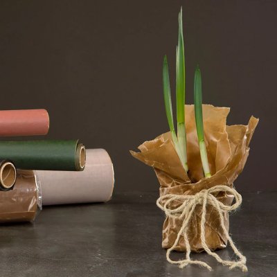 Zoom bild av Vaxat kraftpapper Blompapper Natur